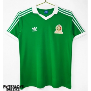 Mexiko 1986 Retro Domácí Dres Krátký Rukáv Mexiko 1986 Retro Domácí Dres Krátký Rukáv